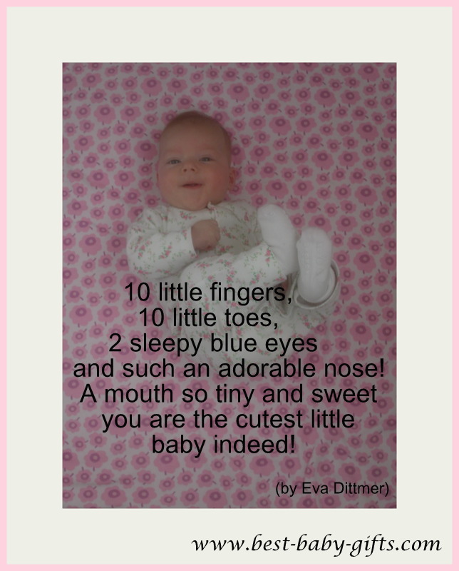 new baby girl poems