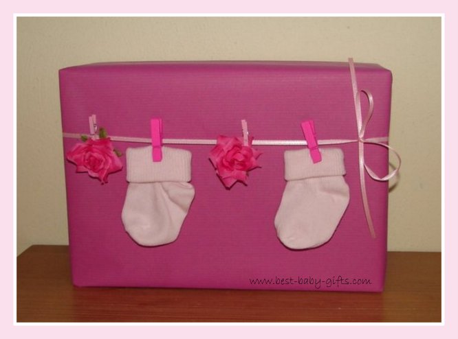 Baby Shower Gift Wrap How To Creatively Wrap A Newborn Gift
