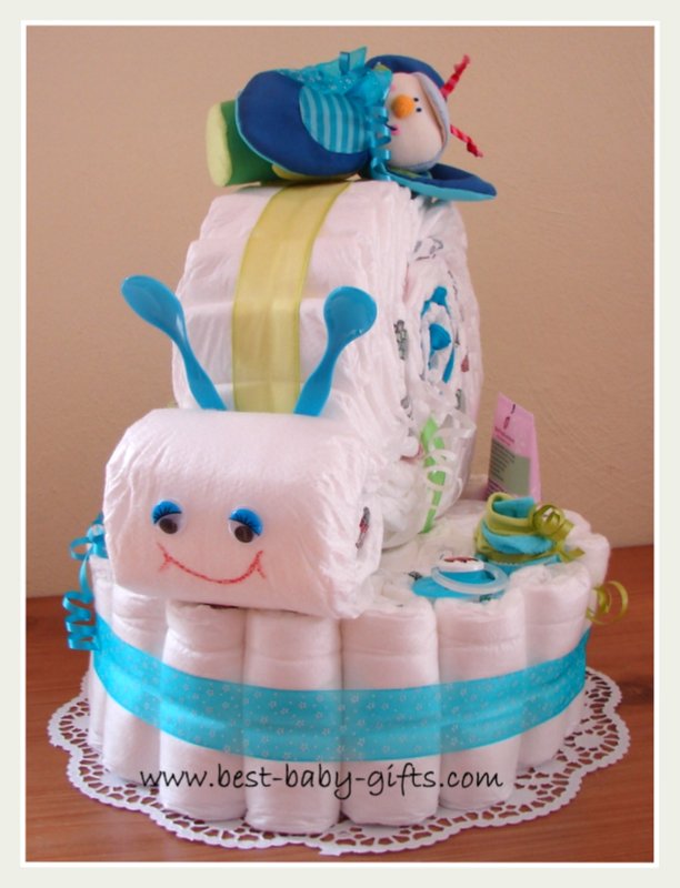Little Peanut Blue Elephant DIY Diaper Cake Kit – Baby Blossom Company