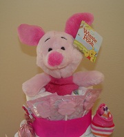 plush piglet - top of the cake