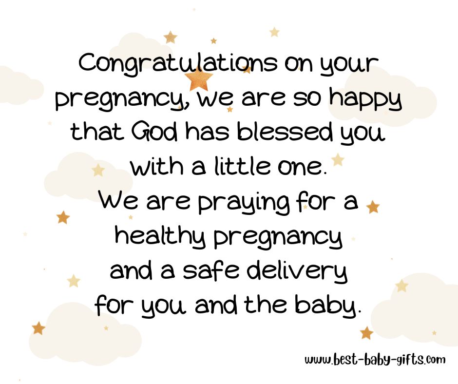 Religious baby congratulations: baby messages and prayers